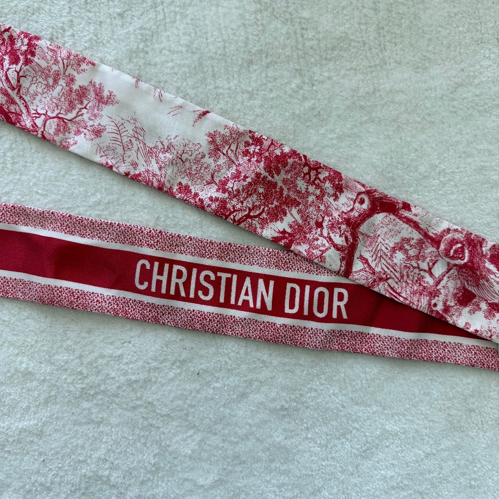 Brand New Dior Toile de Jouy Sauvage Mitzah Scarf